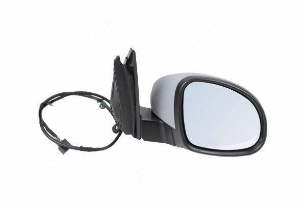 ABAKUS 4042M08 Wing mirror Right, grey, Electric, Heatable, primed