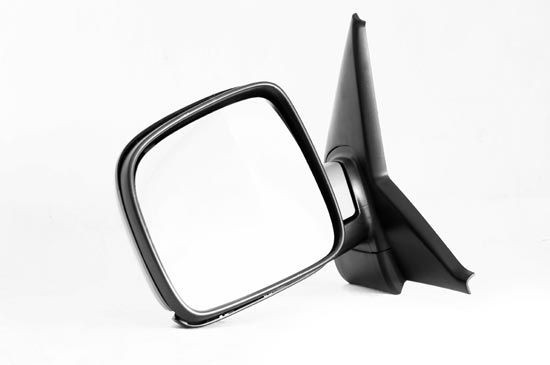 ABAKUS 4051M05 Wing mirror Left, Manual, Aspherical, primed, grey-image-9702680