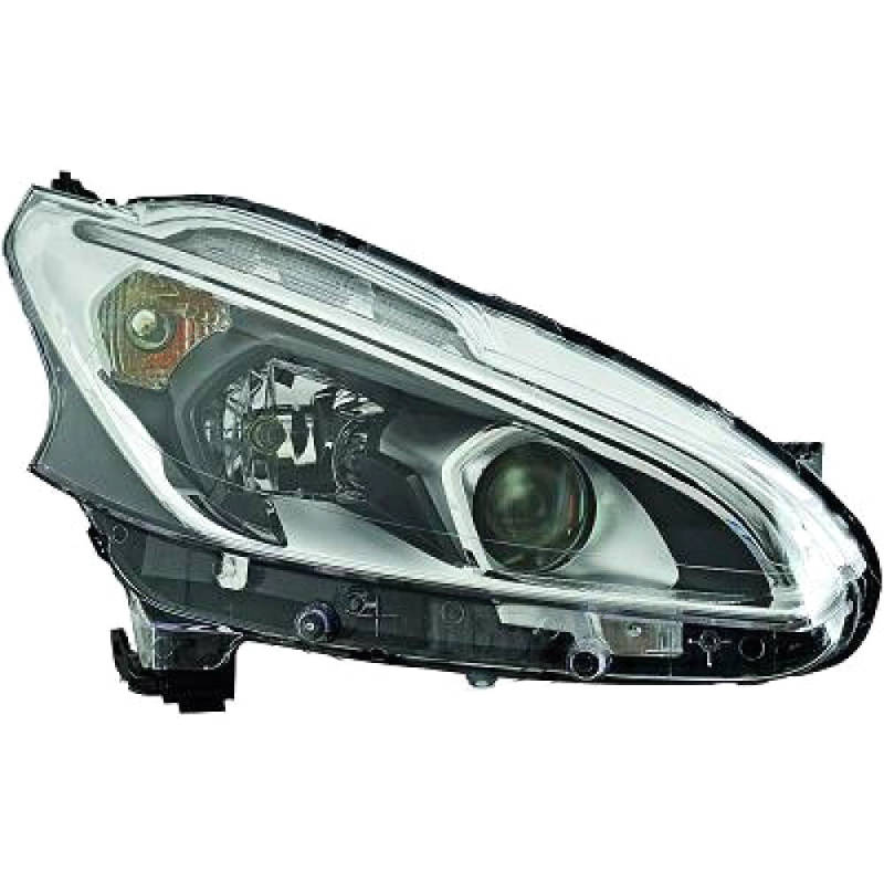 DIEDERICHS 4227180 Headlights Priority Parts Right, H7/H7, without motor for headlamp levelling, Halogen, with bulb-image-9727266