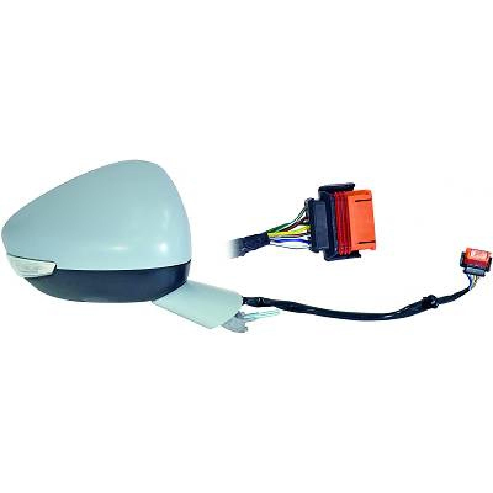 DIEDERICHS 4244224 Wing mirror Right, Complete Mirror, primed
