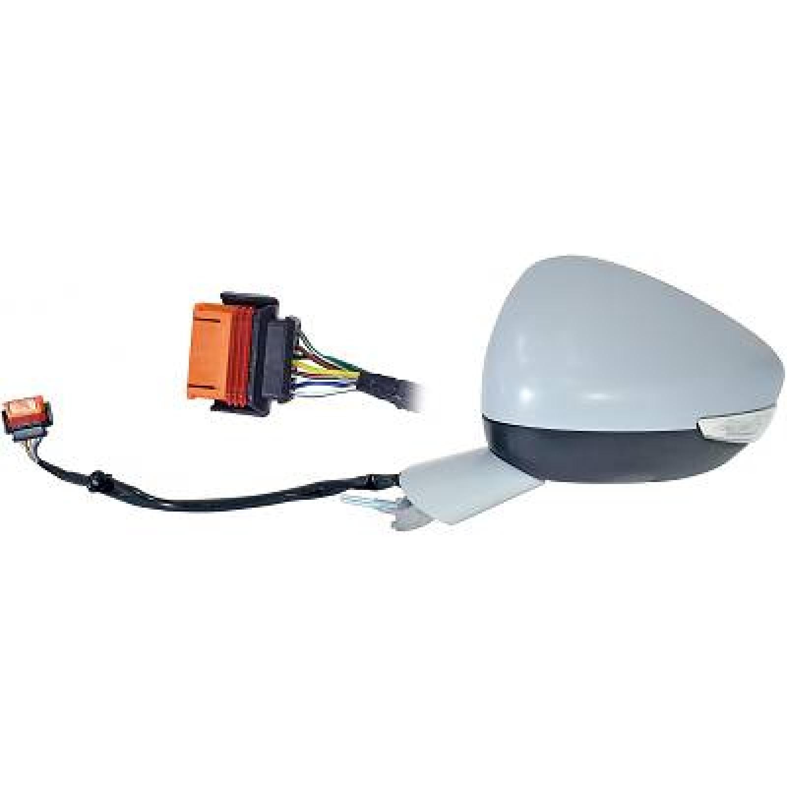 DIEDERICHS 4244225 Wing mirror Left, Complete Mirror, primed-image-9731837