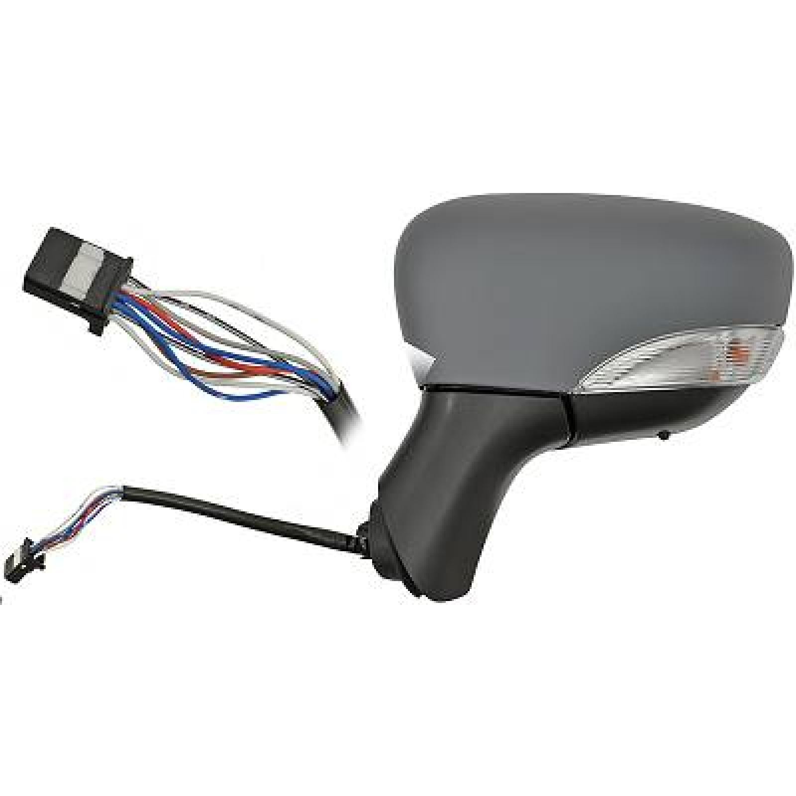 DIEDERICHS 4406225 Wing mirror Left, Complete Mirror, primed