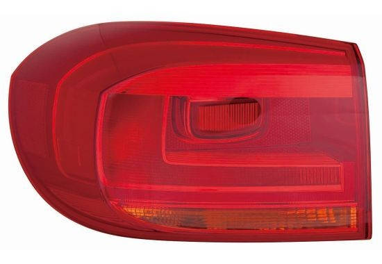 ABAKUS 441-19D2R-UE Rear light Right, without bulb, Outer section, W5W-image-9753980