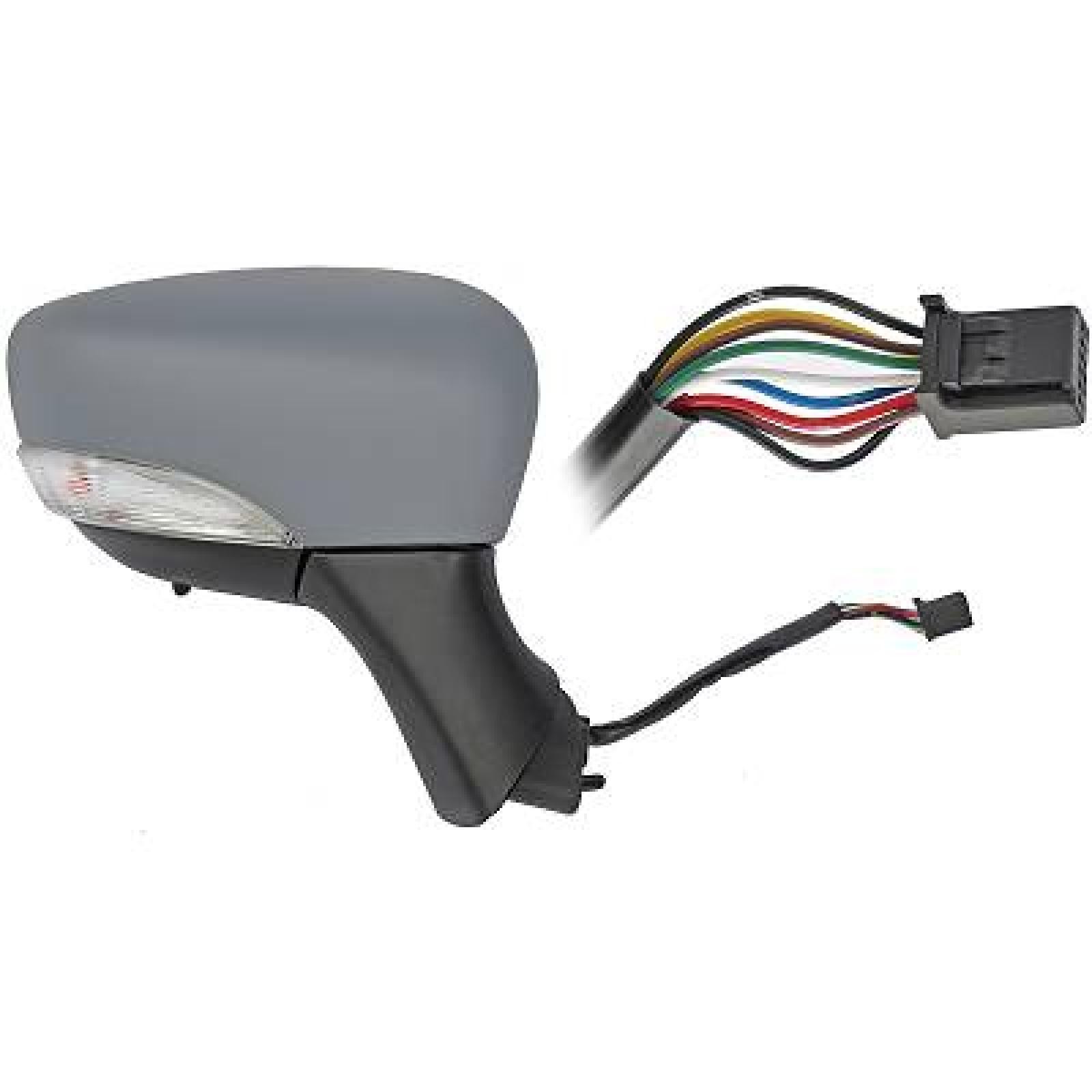 DIEDERICHS 4416224 Wing mirror Right, Complete Mirror, primed
