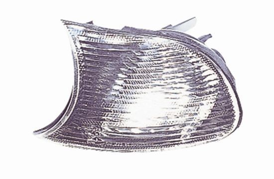 ABAKUS 444-1507P-AE-S Turn Signal Tuning / Accessory Parts Left Front, with bulb, smoke grey-image-9757379