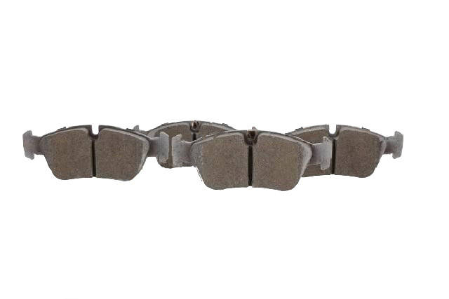 Side view of ASHIKA 50-00-0006 Brake pad set Front Axle, prepared for wear warning indicator