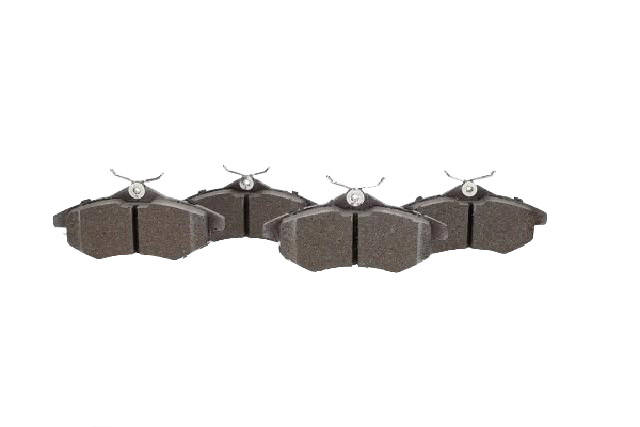 Side view of ASHIKA 50-00-0008 Brake pad set Front Axle