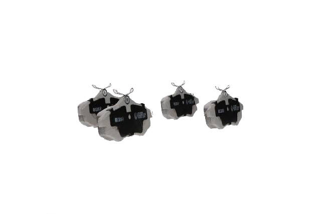Side view of ASHIKA 50-00-0008 Brake pad set Front Axle