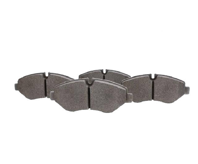 Side view of ASHIKA 50-00-0014 Brake pad set Front Axle, prepared for wear warning indicator