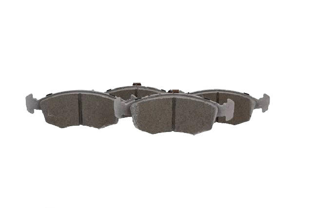 Side view of ASHIKA 50-00-0017 Brake pad set Front Axle, not prepared for wear warning indicator