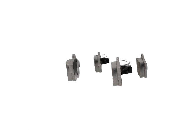 Side view of ASHIKA 50-00-0027 Brake pad set Front Axle