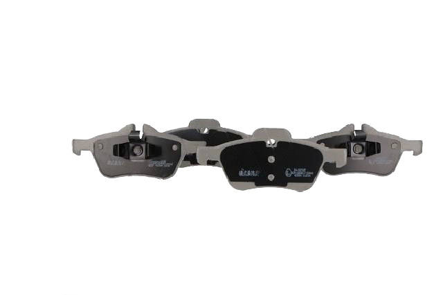 Side view of ASHIKA 50-00-0027 Brake pad set Front Axle