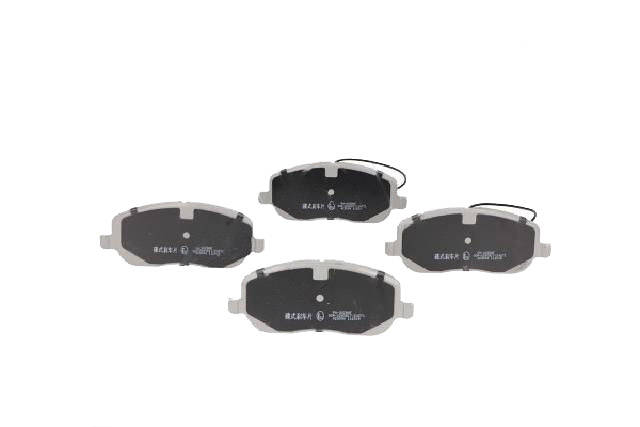 Side view of ASHIKA 50-00-0028 Brake pad set Front Axle