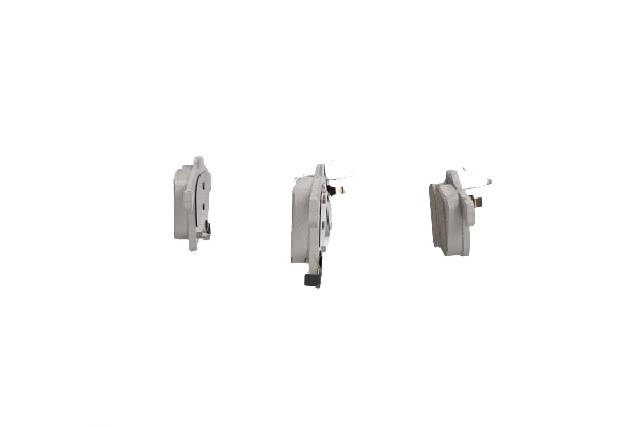 Side view of ASHIKA 50-00-0032 Brake pad set Front Axle