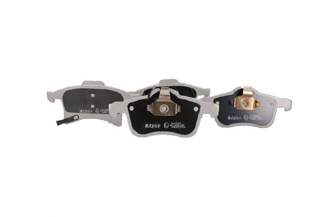 Side view of ASHIKA 50-00-0032 Brake pad set Front Axle