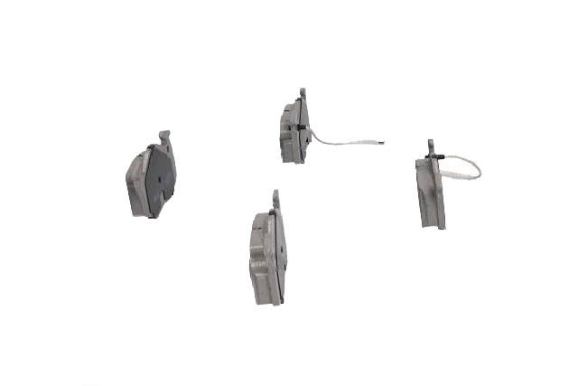 Side view of ASHIKA 50-00-0035 Brake pad set Front Axle