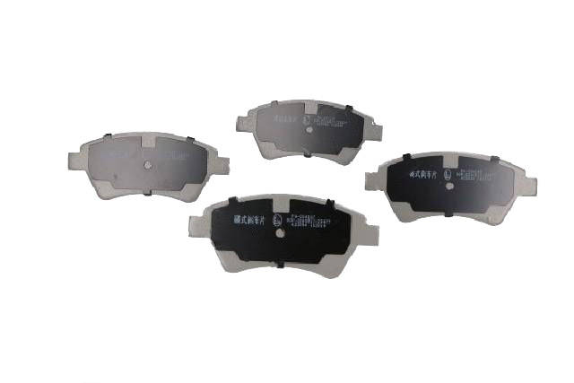 Side view of ASHIKA 50-00-0041 Brake pad set Front Axle