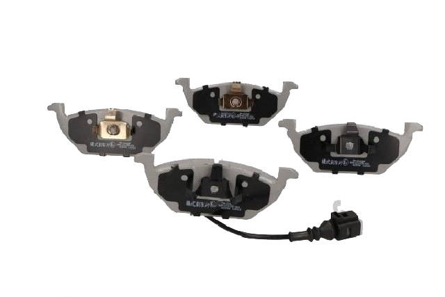 Side view of ASHIKA 50-00-0043 Brake pad set Front Axle
