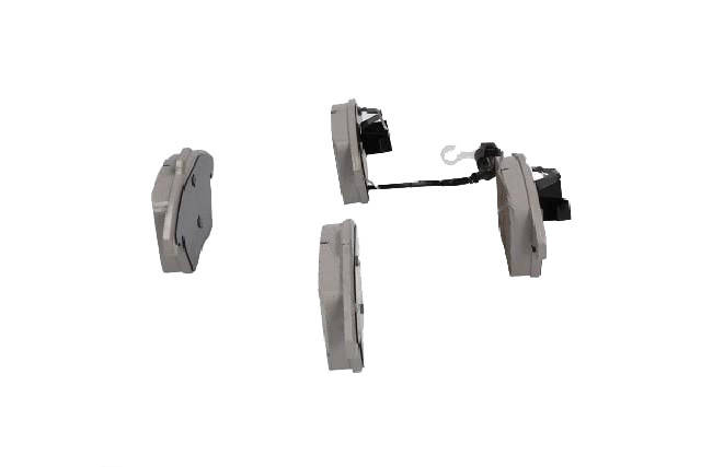 Side view of ASHIKA 50-00-0047 Brake pad set Front Axle