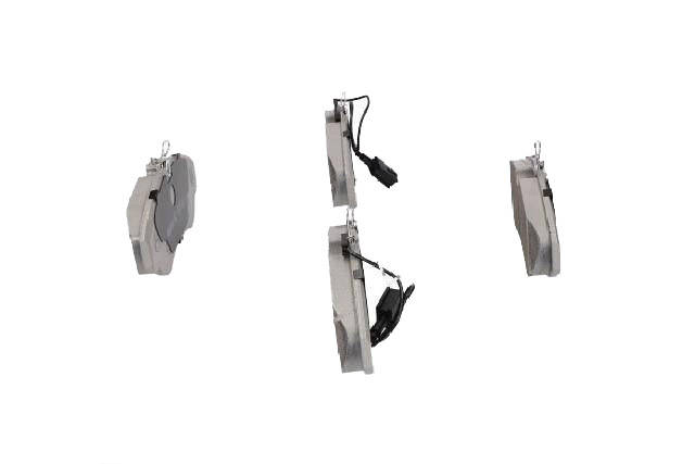 Side view of ASHIKA 50-00-0057 Brake pad set Front Axle