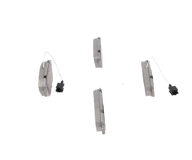 Side view of ASHIKA 50-00-0061 Brake pad set Front Axle