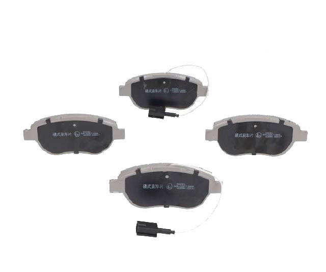 Side view of ASHIKA 50-00-0061 Brake pad set Front Axle