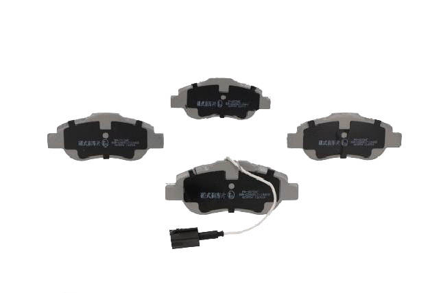 Side view of ASHIKA 50-00-0070 Brake pad set Front Axle
