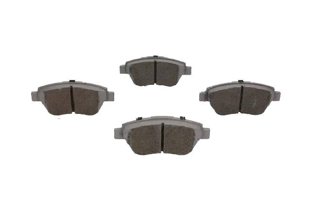 Side view of ASHIKA 50-00-0075 Brake pad set Front Axle