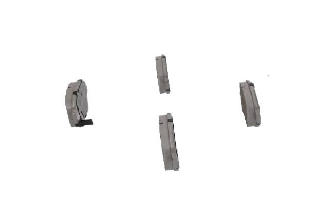 Side view of ASHIKA 50-00-0075 Brake pad set Front Axle