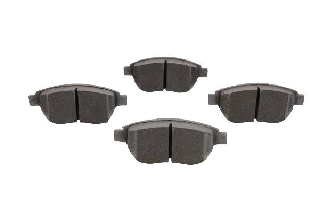Side view of ASHIKA 50-00-0080 Brake pad set Front Axle