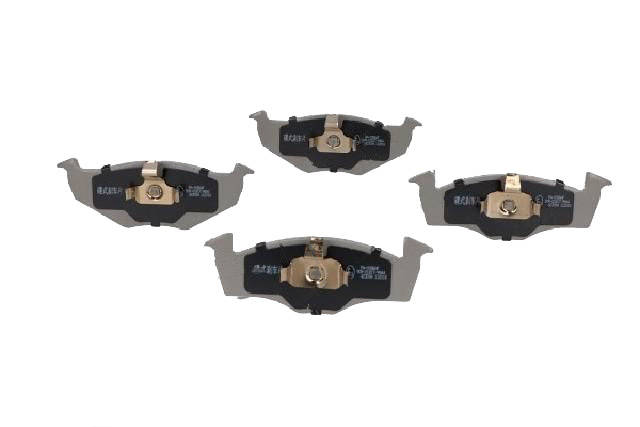 Side view of ASHIKA 50-00-0086 Brake pad set Front Axle