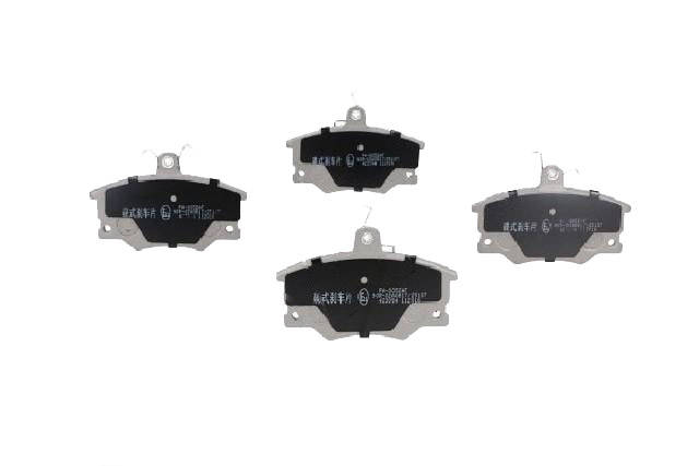 Side view of ASHIKA 51-00-00003 Brake pad set Rear Axle
