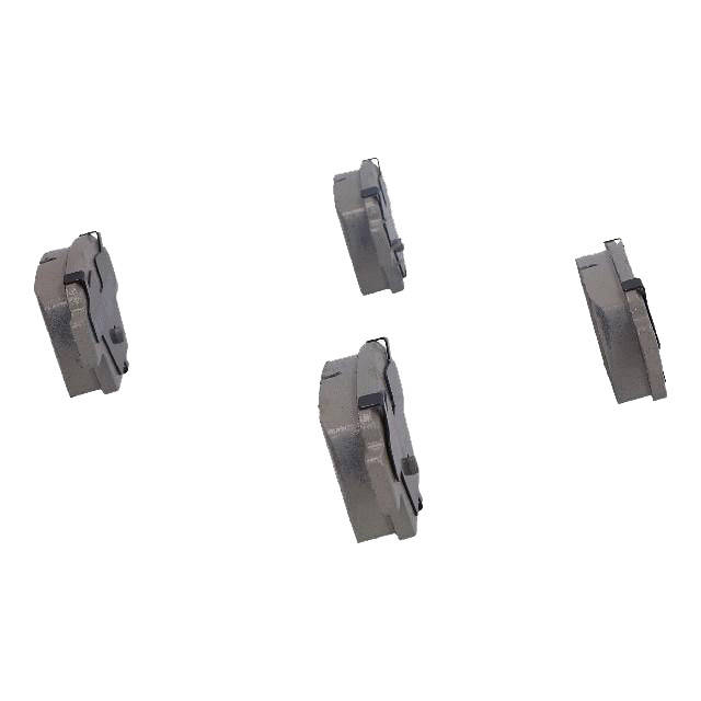 Side view of ASHIKA 51-00-00004 Brake pad set Rear Axle