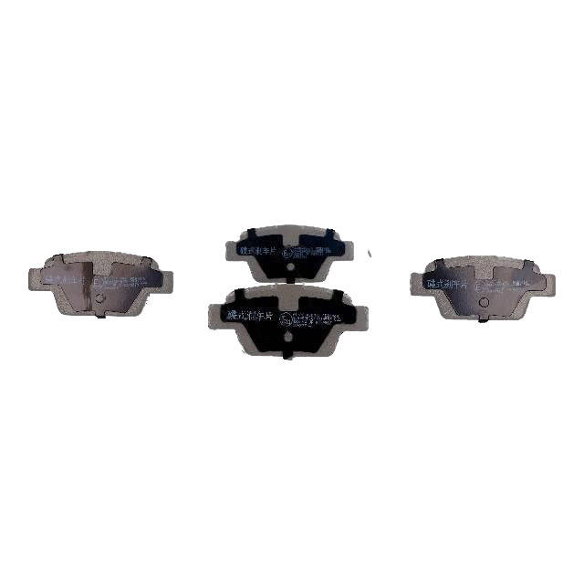 Side view of ASHIKA 51-00-00004 Brake pad set Rear Axle