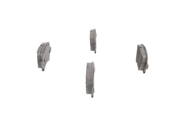 Side view of ASHIKA 51-00-00007 Brake pad set Rear Axle, prepared for wear warning indicator