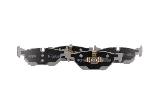 Side view of ASHIKA 51-00-00008 Brake pad set Rear Axle
