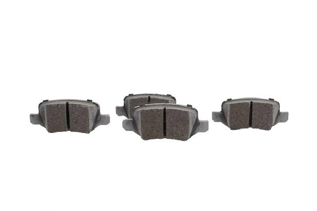 Side view of ASHIKA 51-00-00014 Brake pad set Rear Axle