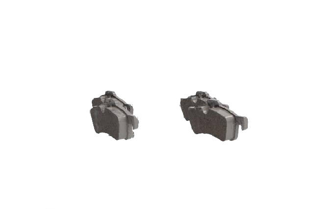 Side view of ASHIKA 51-00-00015 Brake pad set Rear Axle