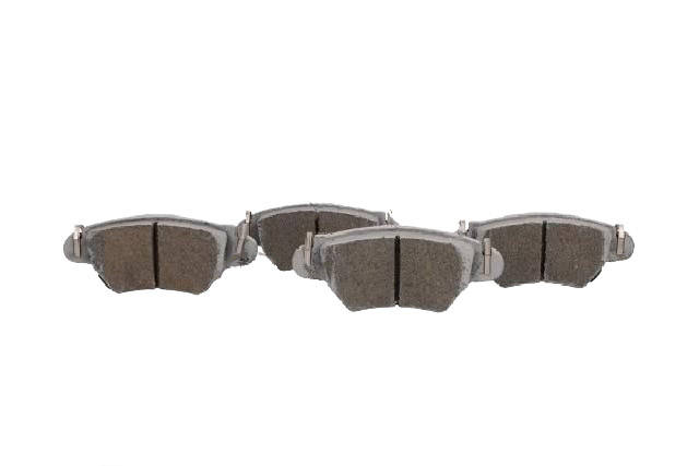 Side view of ASHIKA 51-00-00016 Brake pad set Rear Axle