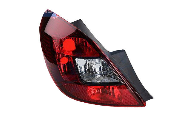 Side view of JOHNS 55 57 87-17 Rear light Left, without bulb holder