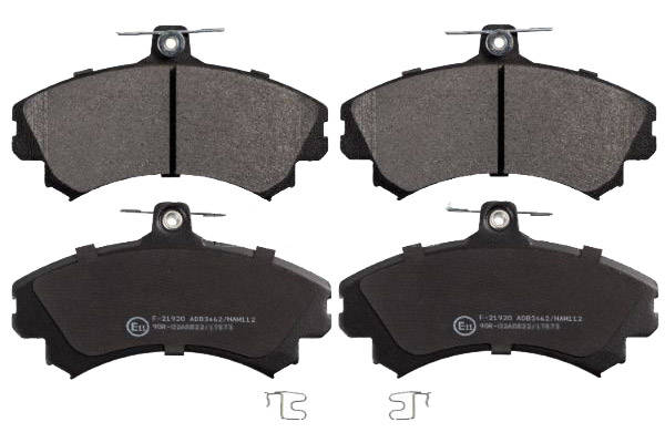 SWAG 55 91 6213 Brake pad set Front Axle, with acoustic wear warning-image-9907796
