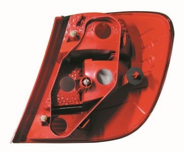 Side view of ABAKUS 551-1988L-LD-UE Rear light Left, PY21W, without bulb
