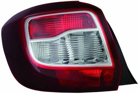 ABAKUS 551-19A7R-UE2 Rear light Right, without bulb, P21W-image-9915764