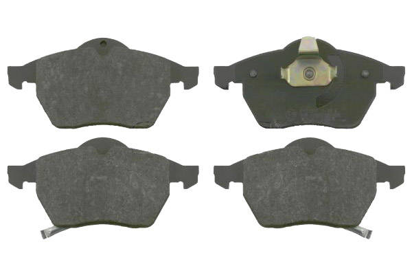 SWAG 57 91 6513 Brake pad set Front Axle, with acoustic wear warning, with piston clip-image-9944483