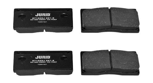 JURID 571533J Brake pad set not prepared for wear warning indicator, without accessories-image-9950108