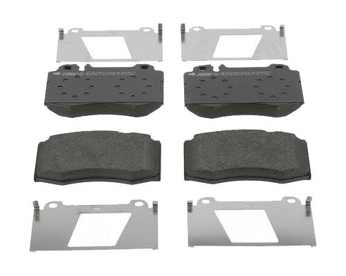 JURID 573092J Brake pad set prepared for wear warning indicator, without accessories-image-9951253