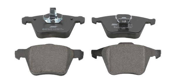 JURID 573143J Brake pad set not prepared for wear warning indicator, without accessories-image-9951410