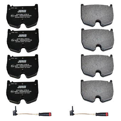 JURID 573180J Brake pad set incl. wear warning contact-image-9951464