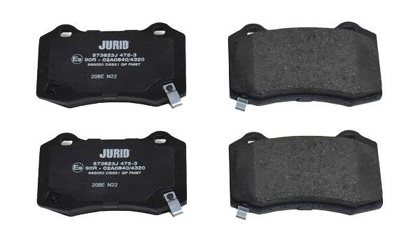 JURID 573623J Brake pad set with acoustic wear warning-image-9951898