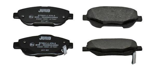 JURID 573631J Brake pad set with acoustic wear warning-image-9951908